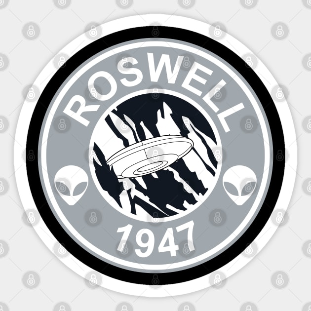 ROSWELL 1947 Sticker by reyacevedoart